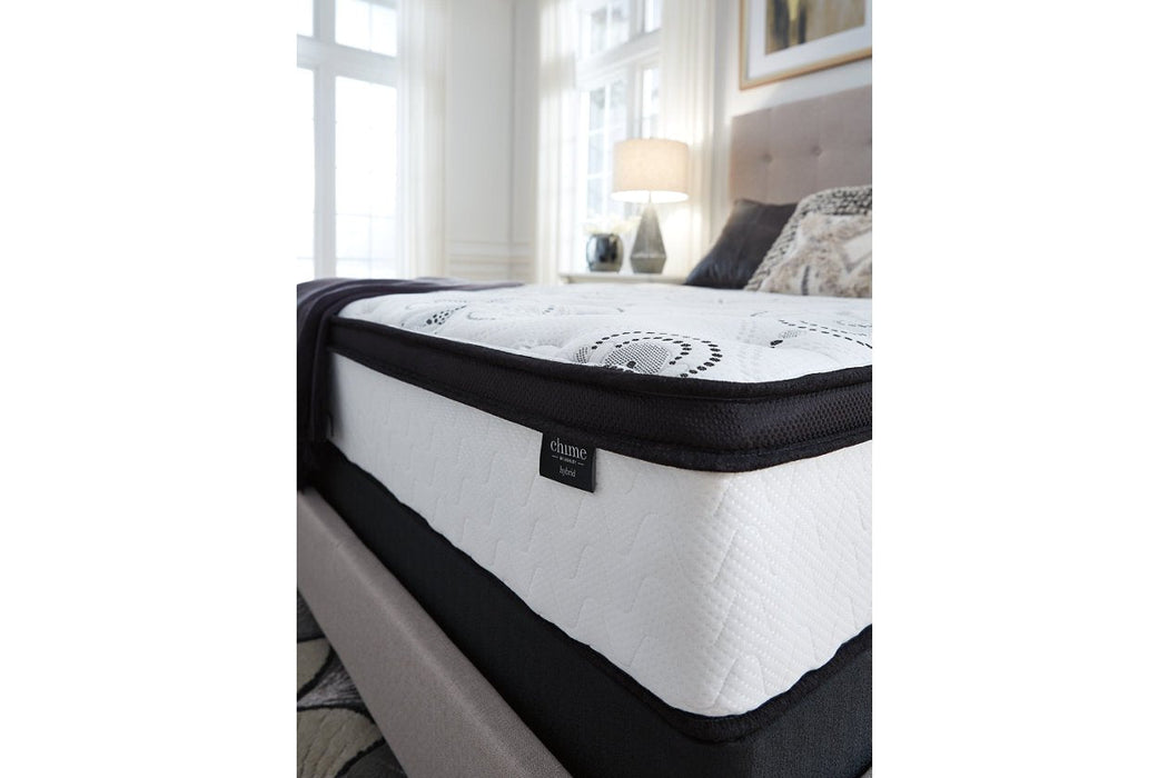 Chime 12 Inch Hybrid White Queen Mattress in a Box - M69731 - Lara Furniture