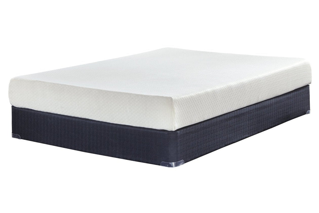 Chime 8 Inch Memory Foam White Full Mattress in a Box - M72621 - Lara Furniture