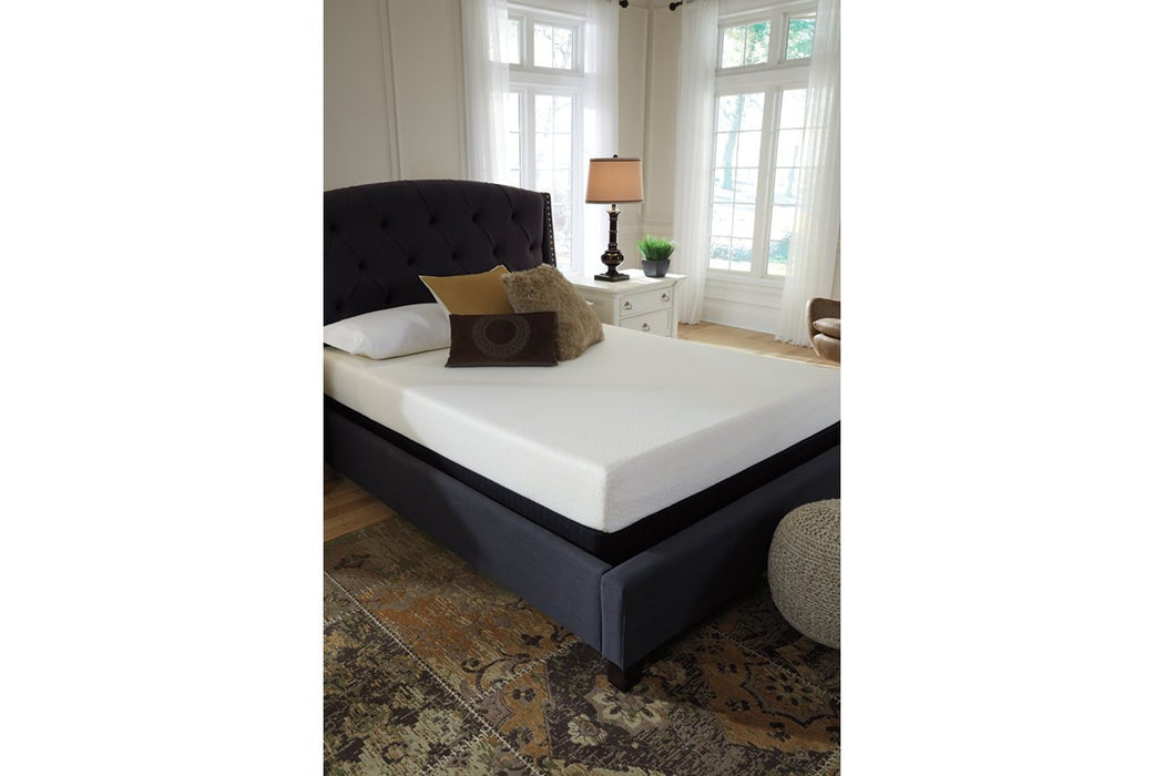 Chime 8 Inch Memory Foam White Full Mattress in a Box - M72621 - Lara Furniture