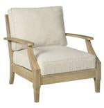 Clare View Beige Lounge Chair with Cushion - P801-820 - Lara Furniture