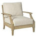 Clare View Beige Lounge Chair with Cushion - P801-820 - Lara Furniture