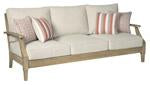 Clare View Beige Sofa with Cushion - P801-838 - Lara Furniture