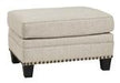 Claredon Linen Ottoman - 1560214 - Lara Furniture