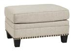 Claredon Linen Ottoman - 1560214 - Lara Furniture