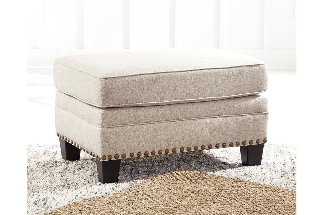 Claredon Linen Ottoman - 1560214 - Lara Furniture