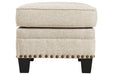 Claredon Linen Ottoman - 1560214 - Lara Furniture