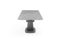 Cloud Table With 1218 Swivel Grey Chairs Set - Lara Furniture