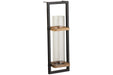 Colburn Natural/Black Wall Sconce - A8010171 - Lara Furniture