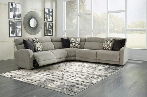 Colleyville Stone Armless Power Recliner 5 Piece Sectional - Lara Furniture