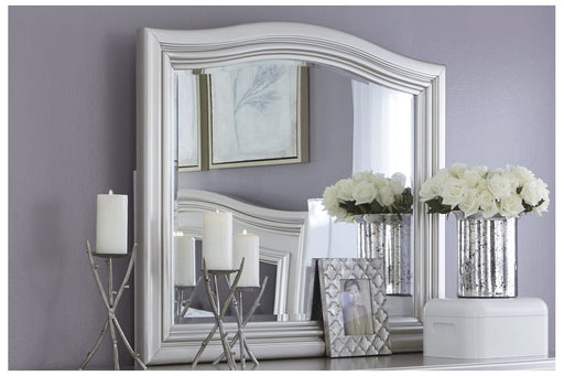 Coralayne Silver Bedroom Mirror - B650-136 - Lara Furniture