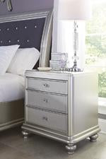 Coralayne Silver Nightstand - B650-93 - Lara Furniture