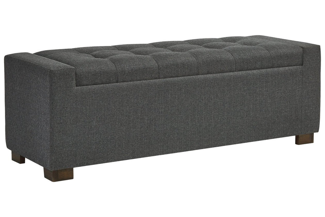 Cortwell Gray Storage Bench - A3000224 - Lara Furniture