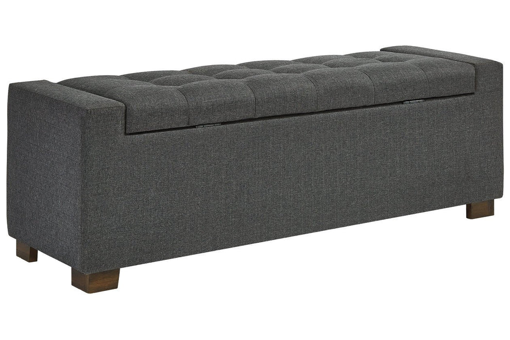 Cortwell Gray Storage Bench - A3000224 - Lara Furniture