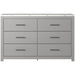 Cottenburg Light Gray-White Panel Bedroom Set - Lara Furniture