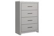 Cottonburg Light Gray/White Chest of Drawers - B1192-44 - Lara Furniture