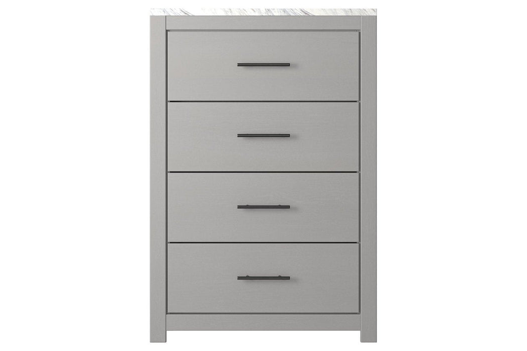 Cottonburg Light Gray/White Chest of Drawers - B1192-44 - Lara Furniture