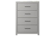 Cottonburg Light Gray/White Chest of Drawers - B1192-44 - Lara Furniture