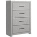 Cottonburg Light Gray/White Chest of Drawers - B1192-44 - Lara Furniture