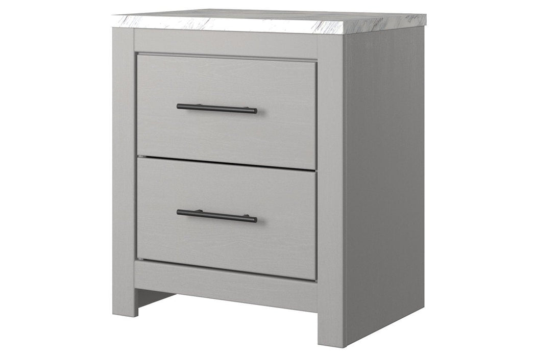 Cottonburg Light Gray/White Nightstand - B1192-92 - Lara Furniture