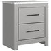 Cottonburg Light Gray/White Nightstand - B1192-92 - Lara Furniture