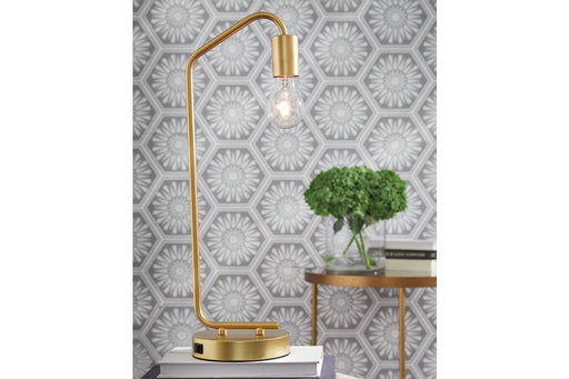 Covybend Gold Desk Lamp - L734332 - Lara Furniture