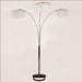 Crystal Chrome 87" Floor Lamp - 6217F-SV - Lara Furniture