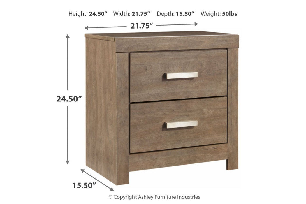 Culverbach Gray Nightstand - B070-92 - Lara Furniture