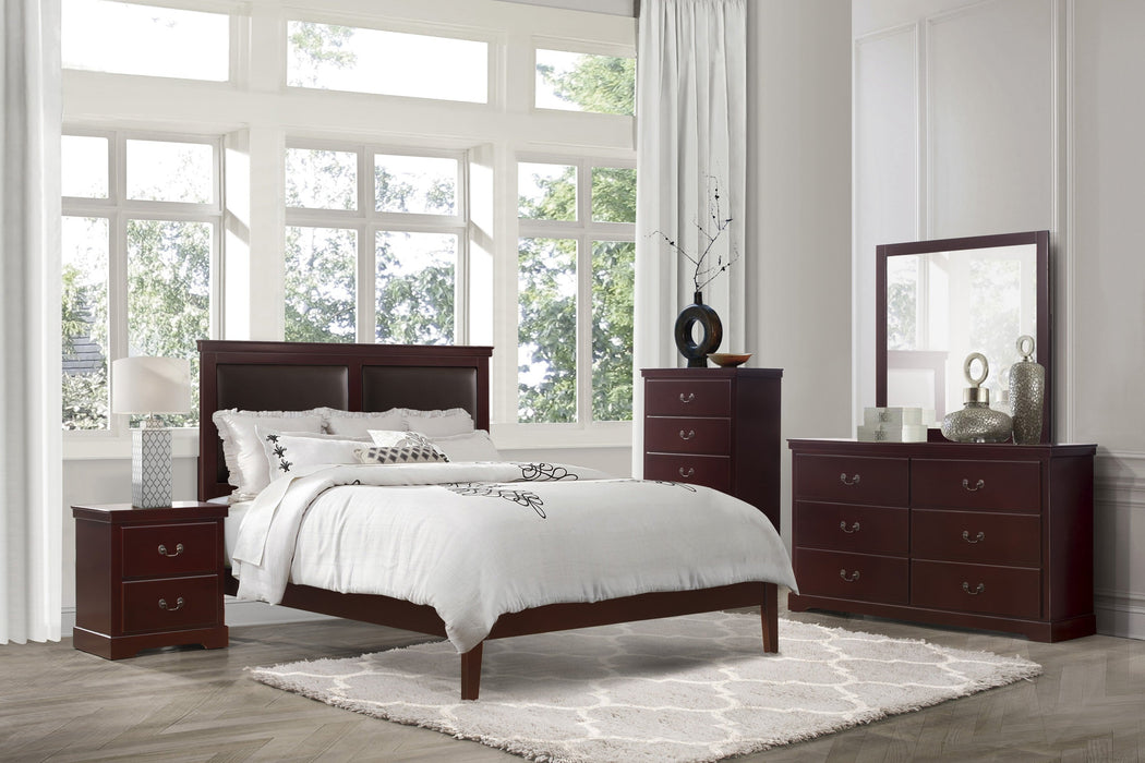 Seabright Cherry Panel Bedroom Set