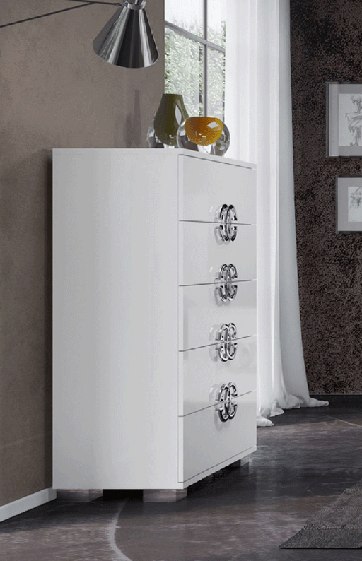 Dafne Double Dresser / Chest / Mirror Set - Lara Furniture