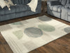 Dallane Linen/Blue/Green 5' x 7' Rug - R406352