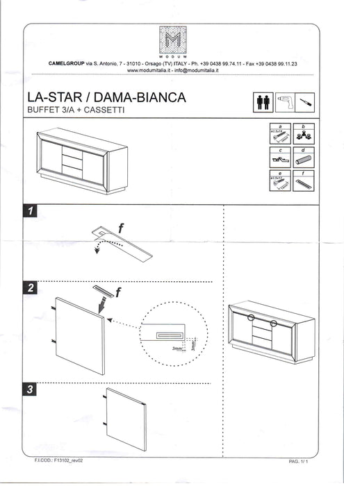 Dama Bianca Dining Set - Lara Furniture