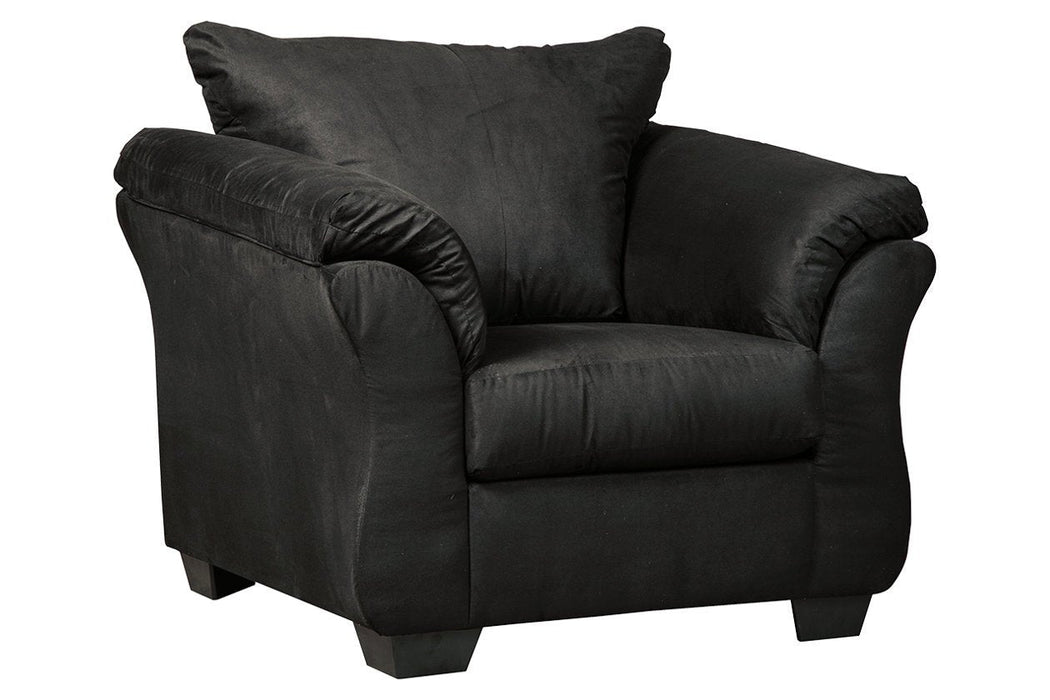 Darcy Black Chair - 7500820 - Lara Furniture