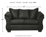 Darcy Black Living Room Set - Lara Furniture