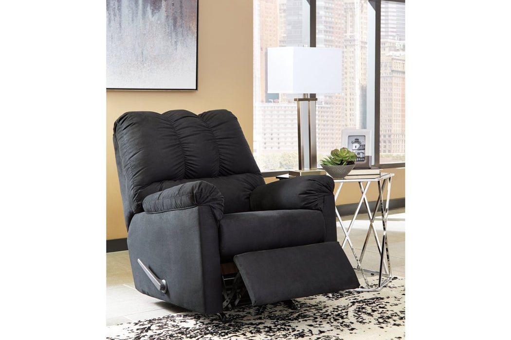 Darcy Black Recliner - 7500825 - Lara Furniture