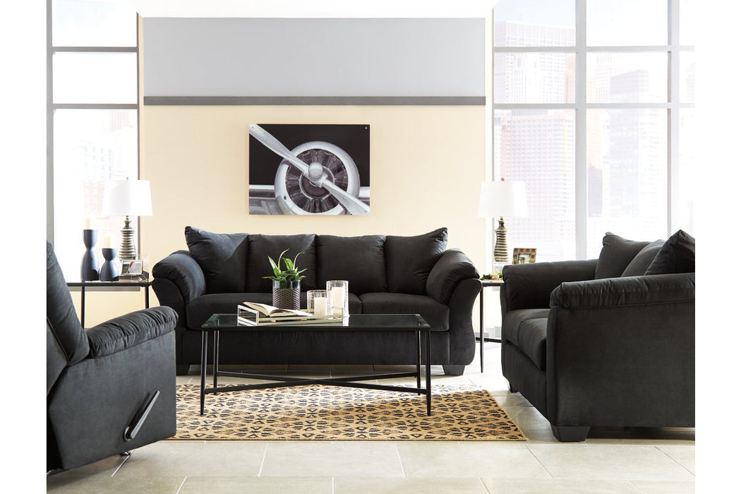 Darcy Black Sofa - 7500838 - Lara Furniture