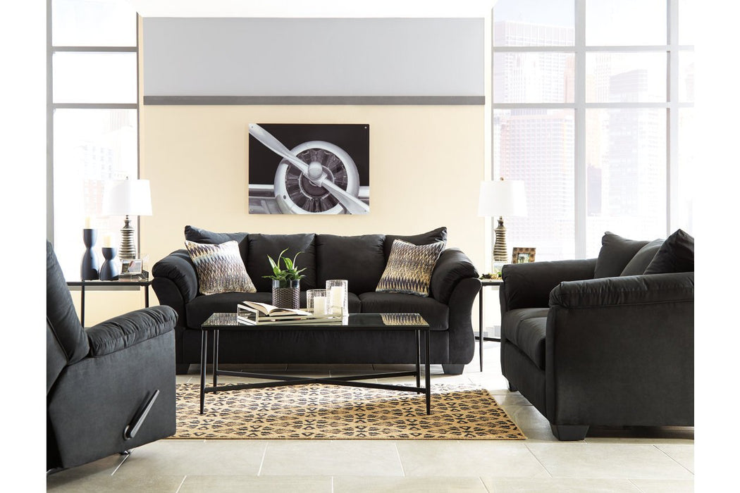 Darcy Black Sofa - 7500838 - Lara Furniture