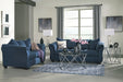 Darcy Blue Loveseat - 7500735 - Lara Furniture