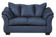 Darcy Blue Loveseat - 7500735 - Lara Furniture