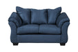 Darcy Blue Loveseat - 7500735 - Lara Furniture