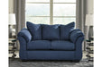 Darcy Blue Loveseat - 7500735 - Lara Furniture