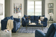 Darcy Blue Loveseat - 7500735 - Lara Furniture