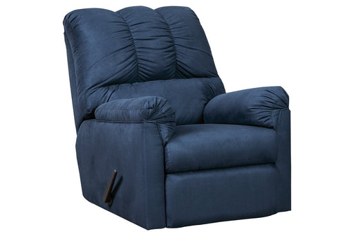 Darcy Blue Recliner - 7500725 - Lara Furniture