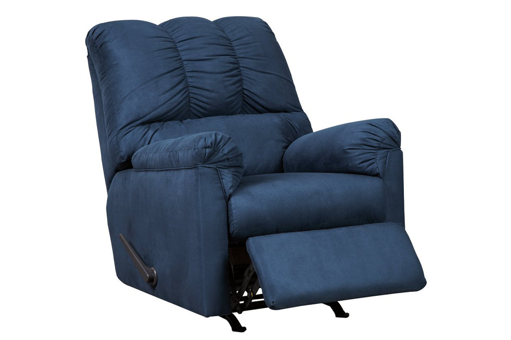 Darcy Blue Recliner - 7500725 - Lara Furniture