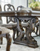 Dark Brown Maylee Dining Table and 10 Chairs - PKG017126