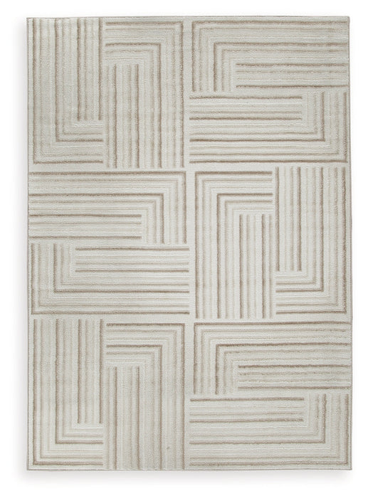 Darmondard Cream/Taupe Large Rug - R406941