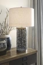 Dayo Gray/Gold Finish Table Lamp - L207364 - Lara Furniture