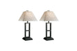 Deidra Black Table Lamp (Set of 2) - L318924 - Lara Furniture