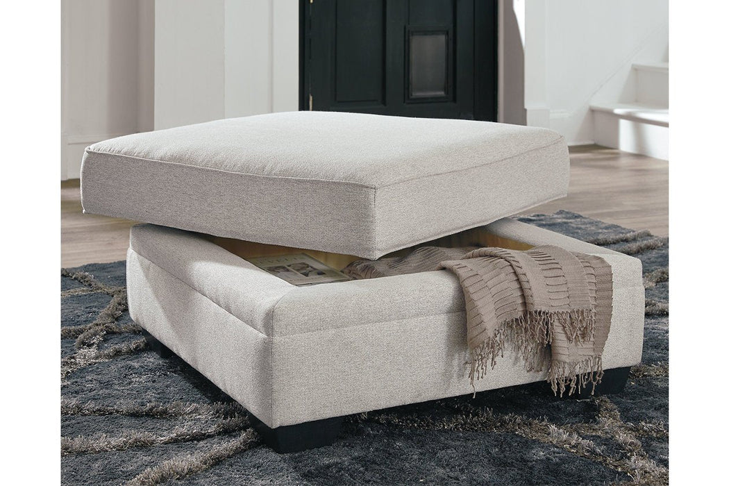 Dellara Chalk Ottoman - 3210111 - Lara Furniture