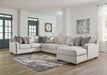 Dellara Chalk RAF Sectional - Lara Furniture