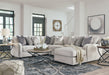 Dellara Chalk RAF Sectional - Lara Furniture